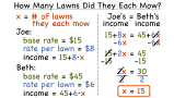 How Do You Solve a Word Problem Using an Equation With Variables on Both Sides?