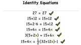 What is an Identity Equation?