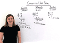 How Do You Convert a Rate To A Unit Rate?
