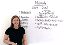How Do You Multiply Binomials Using the Distributive Property?