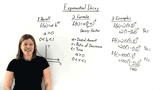 What is exponential decay?