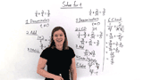 How Do You Solve a Rational Equation by Adding Fractions?