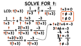 How Do You Solve a Rational Equation With an Extraneous Solution?