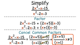 How Do You Divide Two Polynomials by Factoring and Canceling?