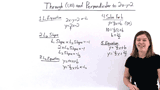 How Do You Write an Equation of a Line in Slope-Intercept Form If You Have One Point and a Perpendicular Line?