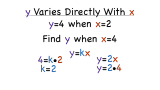 How Do You Write an Equation for Direct Variation Given a Point?