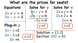 How Do You Solve a Word Problem Using the Elimination by Subtraction Method?