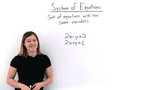 What's a System of Linear Equations?