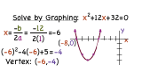 How Do You Solve a Quadratic Equation with Two Solutions by Graphing?