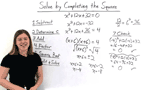 How Do You Solve a Quadratic Equation by Completing the Square?