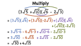 How Do You Multiply Radical Expressions Using FOIL?