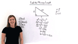 How Do You Find the Length of a Leg of a Right Triangle?