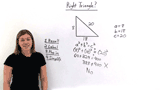 How Do You Determine if a Triangle Is a Right Triangle if You Know its Sides?