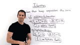 What are the Identity Properties of Addition and Multiplication?