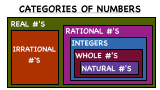 How Do Different Categories of Numbers Compare To Each Other?
