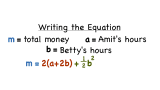 How Do You Write an Equation from a Word Problem?
