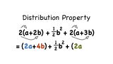 How Do You Use the Distributive Property to Simplify an Expression?