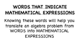 What Are Some Words You Can Use To Write Word Problems?