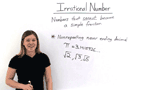 What's an Irrational Number?