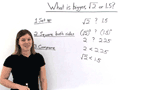 How Do You Figure Out if a Square Root is Bigger than Another Number?