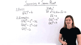 What Happens When You Square a Square Root?