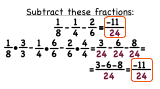 How Do You Subtract Fractions with Different Denominators?