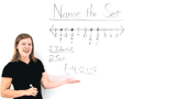 How Do You Name a Set That's Graphed on a Number Line?