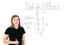 How Do You Subtract a Whole Number from a Fraction?