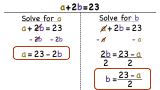 How Do You Solve for a Variable in Terms of Another Variable?