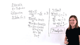 How Do You Solve a Word Problem Using a Multi-Step Equation?