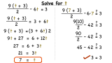 How Do You Solve a Multi-Step Equation Using Order of Operations in Reverse?