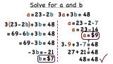 How Do You Solve Two Equations with Two Variables?