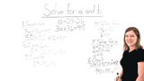 How Do You Solve Two Equations with Two Variables?