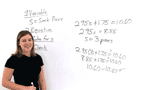 How Do You Solve a Word Problem Using a Two-Step Equation with Decimals?