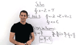 How Do You Solve a Multi-Step Equation with Fractions Using Reverse Order of Operations and Reciprocals?