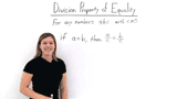 What's the Division Property of Equality?