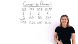 How Do You Turn a Percent into a Decimal?