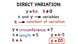 What's the Direct Variation or Direct Proportionality Formula?