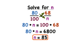 How Do You Solve a Proportion Using Cross Products?