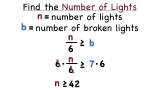 How Do You Use Multiplication with Positive Numbers to Solve an Inequality Word Problem?