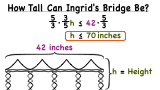 How Do You Solve a Word Problem Using an Inequality Where You're Multiplying Positive Fractions?