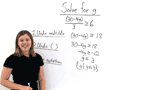 How Do You Solve a Multi-Step Inequality Using Reverse Order of Operations?