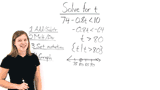 How Do You Solve and Graph a Two-Step Inequality?
