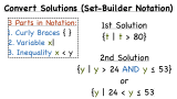How Do You Write Inequalities in Set Builder Notation?