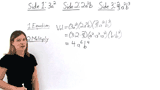 How Do You Find the Volume of a Box Whose Sides are Monomials?