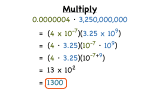 How Do You Multiply Two Numbers Using Scientific Notation?