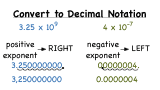 How Do You Convert From Scientific Notation to Decimal Notation?