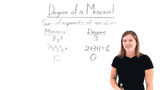 How Do You Find the Degree of a Monomial?