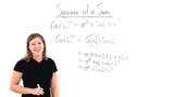 What's the Formula for the Square of a Sum?