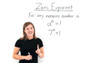 What Do You Do With a Zero Exponent?